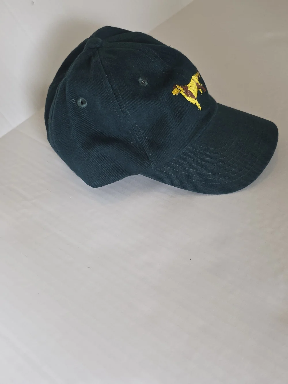 Embroidered Golden Retriver Geen Hat Baseball Cap Preppy Outdoor Grandpacore